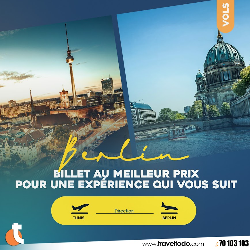 vol tunis berlin